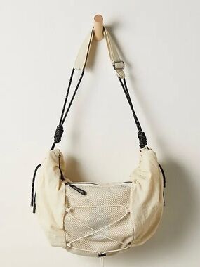 Free People Movement Happy Landing Sling Bag Ivory NWOT
